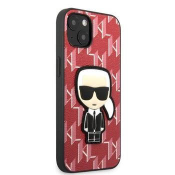 Karl Lagerfeld KLHCP13SPMNIKPI Monogram Ikonik Patch Aizsargapvalks priekš iPhone 13 mini 5,4