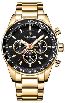 Giewont Chronograph Sapphire Мужские часы / золотой/чёрный (GW9140-B4)