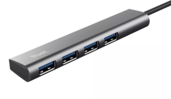 Trust Halyx USB 3.2 Gen 1 (3.1 Gen 1) USB Hubs Type-A 5 Mbit/s (24948)