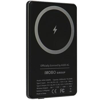 Audi MWPB5000-GT/D1-GY Magnetic Powerbank 5000mAh (AU-MWPB5000-GT/D1-GY)