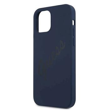 Guess GUHCP12SLSVSBL Script Vintage Защитный чехол для iPhone 12 mini 5,4
