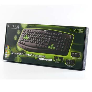E-Blue Elated Игровая клавиатура с проводом USB / ENG (EKM046BK)