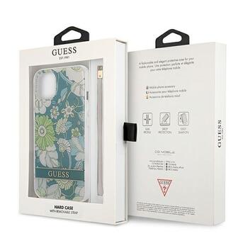 Guess GUHCP13SHFLSN Flower Strap Aizsargapvalks priekš iPhone 13 mini 5,4