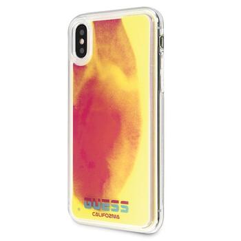 Guess GUHCPXGLCPI Hardcase California Glow in the dark Защитный чехол для iPhone X/Xs / розовый (GUHCPXGLCPI)