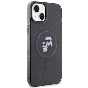 Karl Lagerfeld KLHMP15MHGKCNOK Hardcase Karl&Choupette Gli Aizsargapvalks priekš iPhone 15 Plus / 14 Plus 6.7