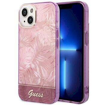 Guess GUHCP14MHGJGHP Jungle Collection Aizsargapvalks priekš iPhone 14 Plus / 15 Plus 6.7