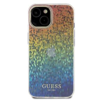 Guess GUHCP14SHDECMI Hardcase IML Faceted Mirror Disco Iridesc Защитный чехол для iPhone 14 / 15 / 13 6.1
