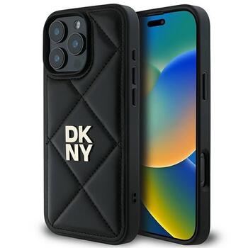 DKNY Quilted Stack Logo Защитный Чехол для Apple iPhone 16 Pro Max (DKHCP16XPQDSLK)
