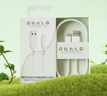 Qualo QRC-AL-00 Recycling Кабель USB-A - Lightning 1.5m / 12W / белый (QRC-AL-00)