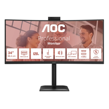 AOC CU34E4CW UltraWide Quad HD Monitors 34