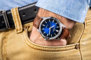 Giewont Elegance Sapphire Мужские часы / коричнево-синий (GW5160-A7)