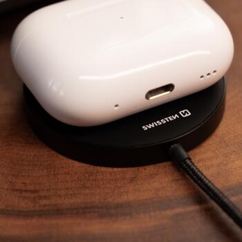 Swissten MagPuck Qi2 Беспроводное зарядное устройство 1.5m (совместимо с MagSafe) (22055560)