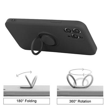 Mocco Pastel Ring Silicone Back Case Силиконовый чехол для Xiaomi Redmi Note 9T Черный (MO-RING-XI-REDNOTE9T-BK)
