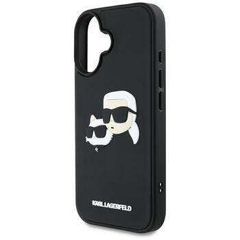 Karl Lagerfeld HC 3D Aizsargapvalks priekš Apple iPhone 16 (KLHCP16SRBCKCHLK)
