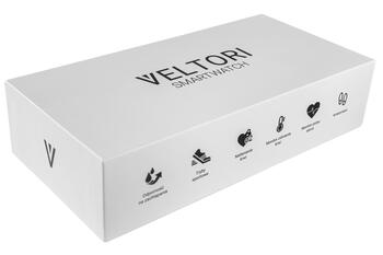 VELTORI Smartwatch VT320-1 Смарт-часы с золотым браслетом + розовым силиконовым ремешком / золотой (VT320-1)