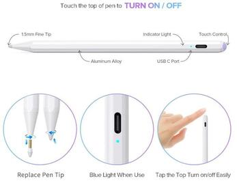 Mocco AC10-S Bluetooth cтилус для сенсорных экранов Apple (MO-AC10S-WH)