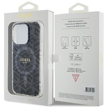 Guess GUHMP15LHGCUSTGK Hardcase IML GCube MagSafe Защитный чехол для iPhone 15 Pro 6.1