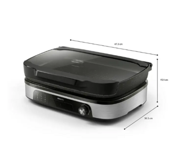 Philips HD6212/90 Настольный гриль 2400W (HD6212/90)