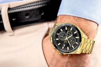 Giewont Chronograph Sapphire Мужские часы / золотой/чёрный (GW7290-B4)
