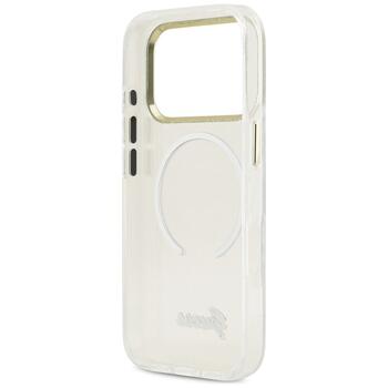 Guess IML Gradient Script Metal MagSafe Защитный чехол для iPhone 17 Pro Max / чёрный (GUHMP17X5HTGMCSH)