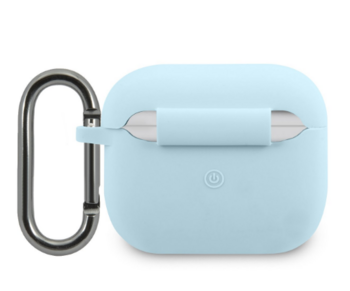 Lacoste Liquid Silicone Glossy Printing Logo Case Чехол для наушников Apple AirPods 3 (LCA3SLB)
