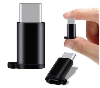 Mocco Универсальный Адаптер Micro USB к USB Type-C Подключение Black (OEM) (MC-AD-TCM-BK)