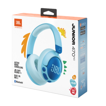 JBL Junior 470NC Bezvadu Austiņas (JBLJR470NCBLU)