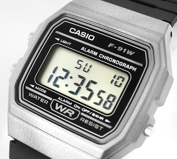 CASIO F-91WM-1BDF Vīriešu pulkstenis (CA0189)