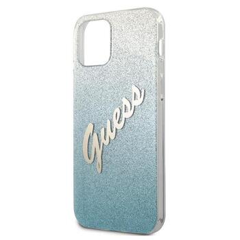 Guess GUHCP12MPCUGLSBL Glitter Gradient Script Защитный чехол для iPhone 12/12 Pro 6,1