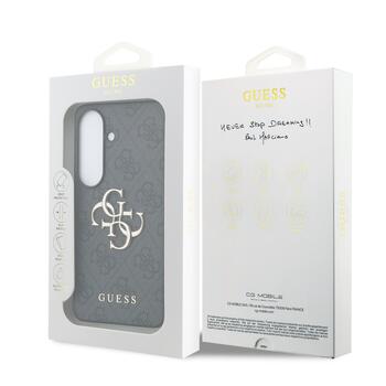 Guess PU 4G Metal Logo Case Защитный чехол для Samsung Galaxy S26+ / серый (GUHCS26M4GMGGR)