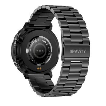 Smartwatch Gravity GT21-1 Силиконовый ремешок для смарт-часов / чёрный (GT21-1)