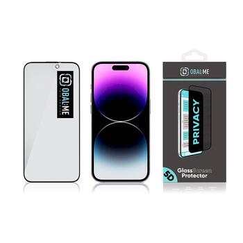 OBAL:ME Privacy 5D Glass Screen Protector Защитное стекло для Apple iPhone 14 Pro / чёрный (57983121444)
