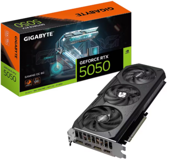 Gigabyte GeForce NVIDIA RTX 5050 Видеокарта 8GB (GV-N5050GAMING OC-8GD)