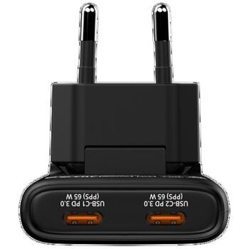 Verbatim Fold n Go Сетевой зарядное устройство USB-C / 65W / черный (32354)
