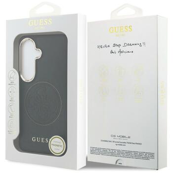Case Guess Perforated Logo MagSafe Защитный чехол для Samsung Galaxy S26 / чёрный (GUHMS26S5PG4SRGK)