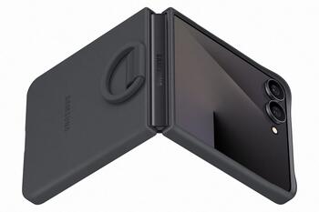 Samsung Silicone Cover with Ring Чехол для Samsung Galaxy Z Flip 7 (EF-PF766TBEGWW)
