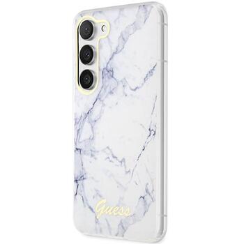 Guess GUHCS23MPCUMAH Hardcase Marble Защитный чехол для Samsung Galaxy S23+ S916 / белый (GUHCS23MPCUMAH)