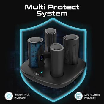 Promate DeltaPack Комплект зарядных батарей 4x 5000mAh / USB-C PD 20W / Lightning (DELTAPACK)