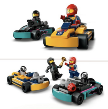 LEGO 60400 Go-Karts and Race Drivers Конструктор (60400)