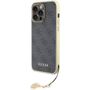 Guess 4G Charms Collection Back Case Защитный Чехол для Apple iPhone 15 Pro Max (GUHCP15XGF4GGR)