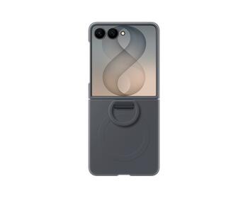 Samsung EF-EF776CBE Silicone Magnetic Cover with Ring Защитный чехол для Galaxy Z Flip 8 / чёрный (EF-EF776CBEGWW)