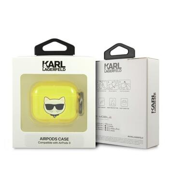 Karl Lagerfeld KLA3UCHFY Защитный чехол для AirPods 3 / жёлтый (KLA3UCHFY)