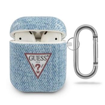 Guess GUACA2TPUJULLB Защитный чехол для AirPods Jeans Collection / светло-голубой (GUACA2TPUJULLB)