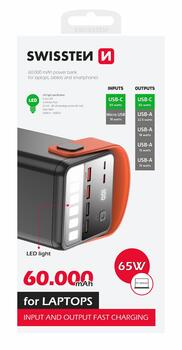 Swissten Power Line Power Bank 60 000 mAh / 65W (22013943)