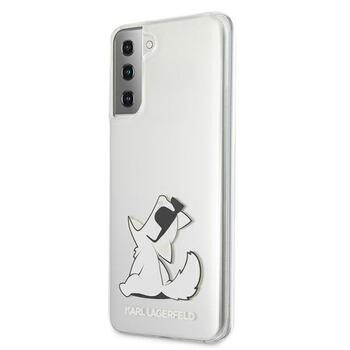 Karl Lagerfeld KLHCS21MCFNRC Hardcase Choupette Fun Aizsargapvalks priekš Samsung Galaxy S21+ G996 / caurspīdīgs (KLHCS21MCFNRC)
