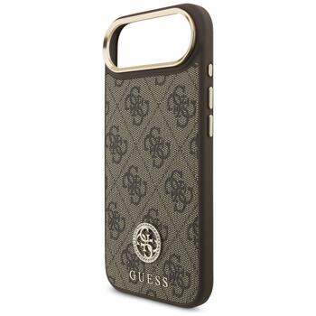 Guess 4G Strass Logo MagSafe Защитный чехол для iPhone Air / коричневый (GUHMP17MP4GRMDEW)