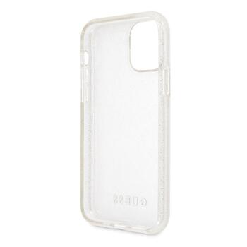 Guess GUHCN65PCGLSI Hardcase Glitter Защитный чехол для iPhone 11 Pro Max / серебристый (GUHCN65PCGLSI)