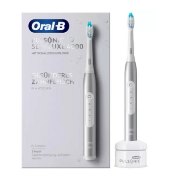 Oral-B Pulsonic Slim Luxe 4000 Elektriskā zobu birste sudraba (4210201305644)