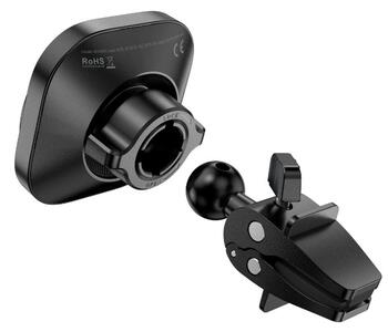Swissten Magstick Авто Держатель с Беспроводной Зарядкой 15W (65010611)
