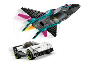 LEGO 60489 City Jet vs Car Konstruktors (60489)